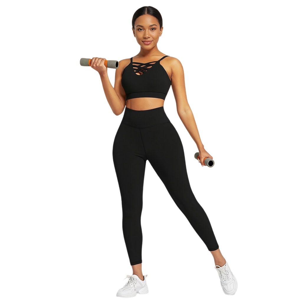 Yoga In Fitness - 3 Parça Kadın Yoga Fitness Seti