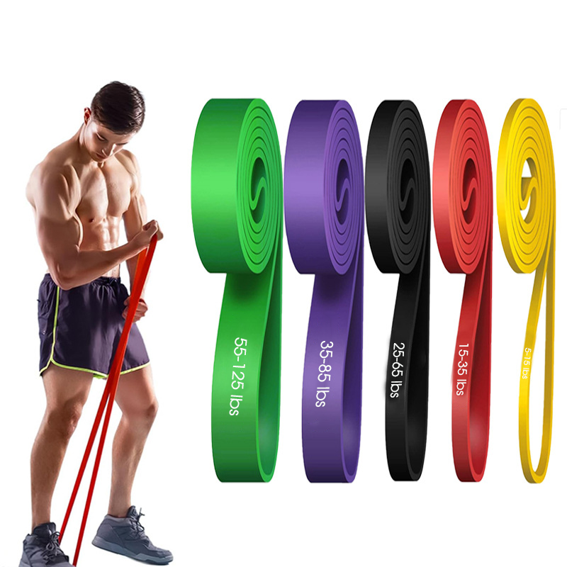 Yoga Fitness Resistance Band - 5'li Paket Direnç Bantları Seti TPE