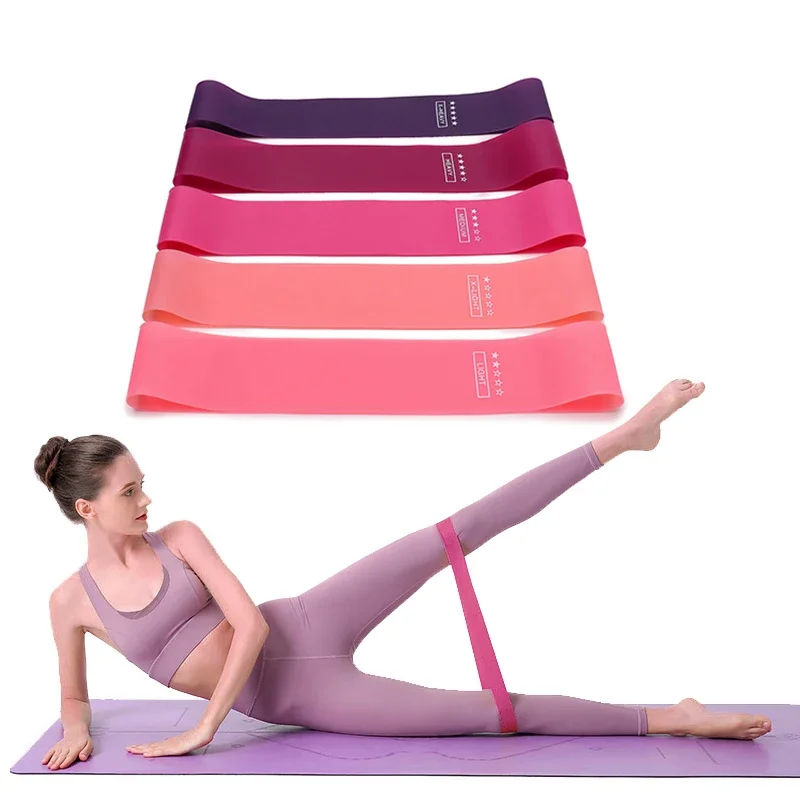 Yoga Fitness Resistance Band - Taşınabilir Fitness Egzersiz Ekipmanları Kauçuk Direnç