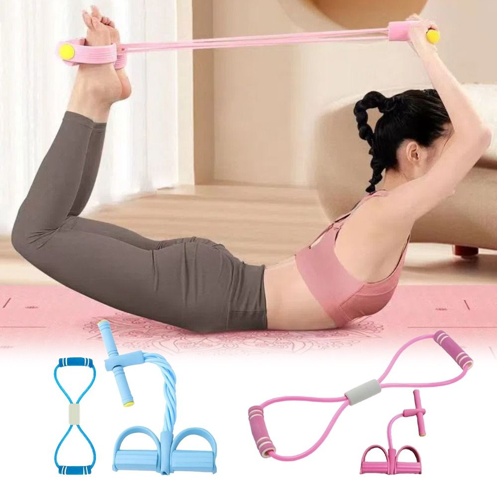 Yoga Fitness Trainer - 6 Tüplü Direnç Bantları Fitness Ekipman