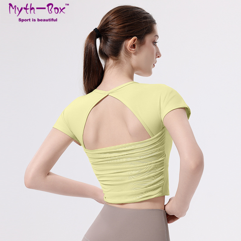 Yoga Fitness Qc - Kadınlar İçin İnce Yoga Tişörtleri, Pedli