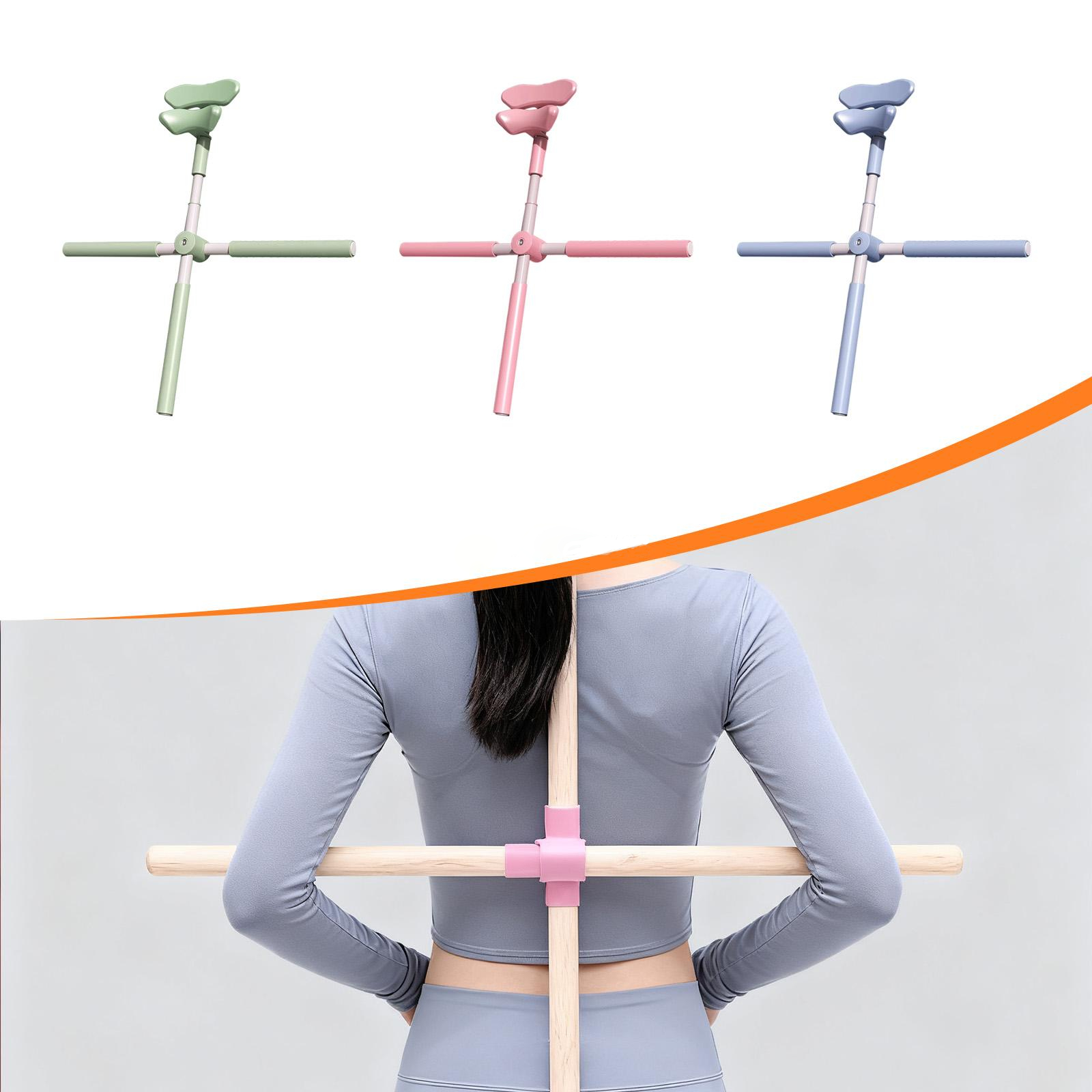 Posture Corrector Back - Yetişkinler için Yoga Çubuğu Çapraz Açık