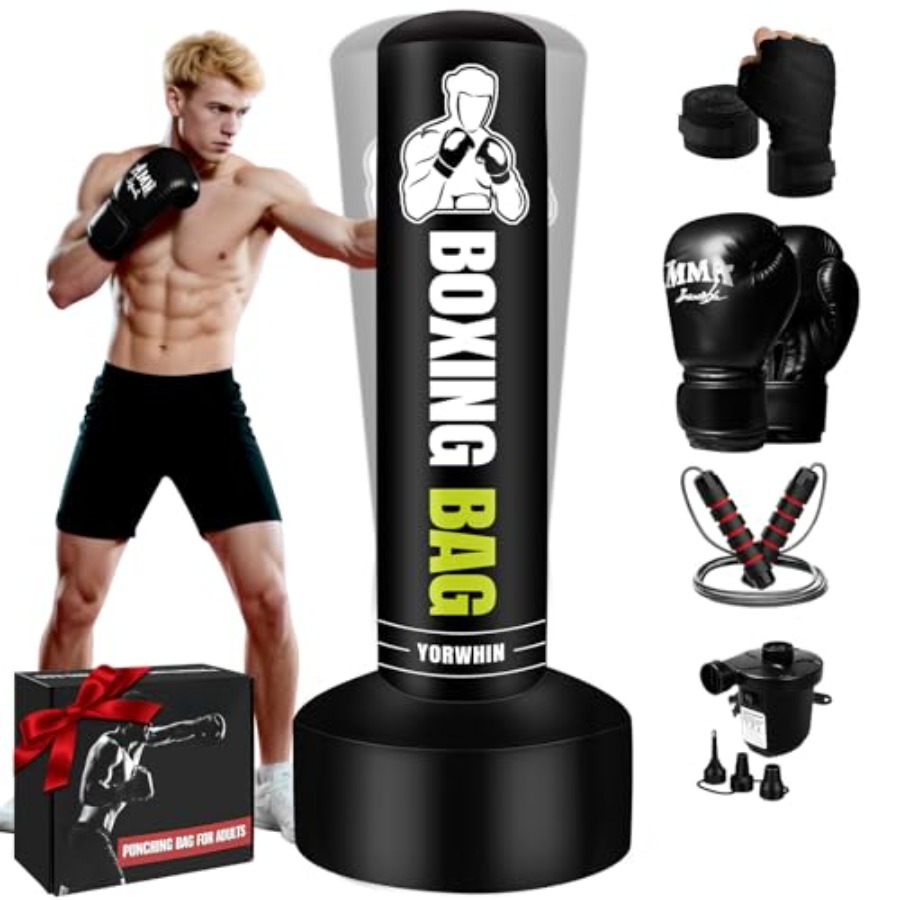 Boxing Punching Bag - Yetişkinler Gençler için Bağımsız Boks Torbası