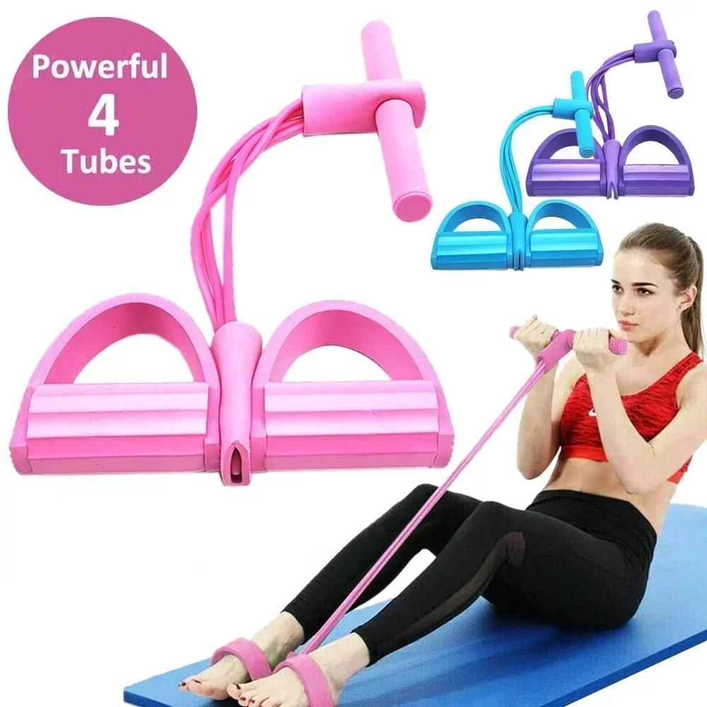 Yoga Fitness Resistance Band - 4/6 Seviye Direnç Bandı Elastik Bantlar