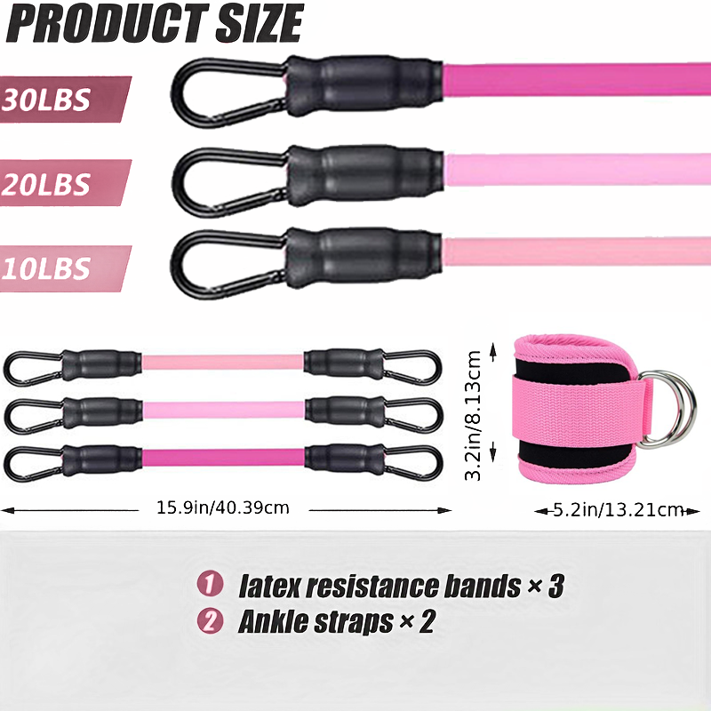 Ayak bileği sapanlar direnç ba - Yoga Fitness Resistance Band incelemesi ve fiyatı