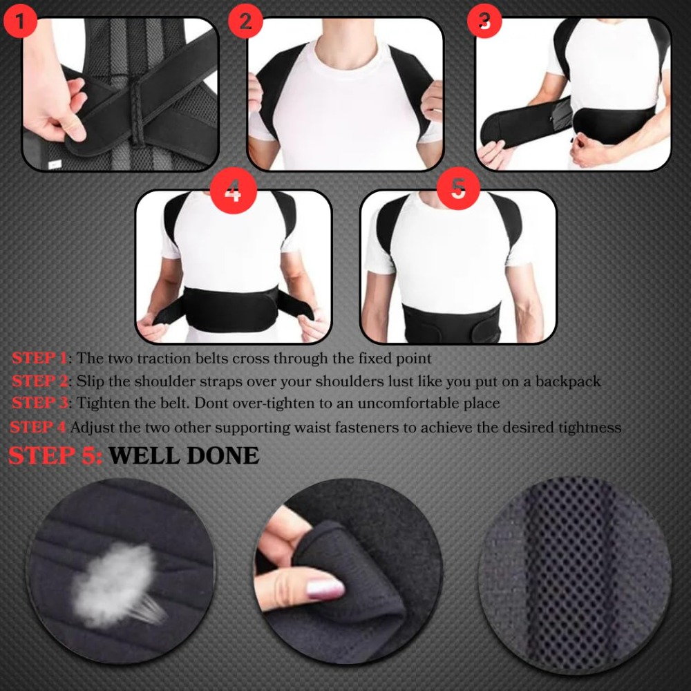 Erkekler ve Kadınlar için Duru - Posture Corrector Back incelemesi ve fiyatı