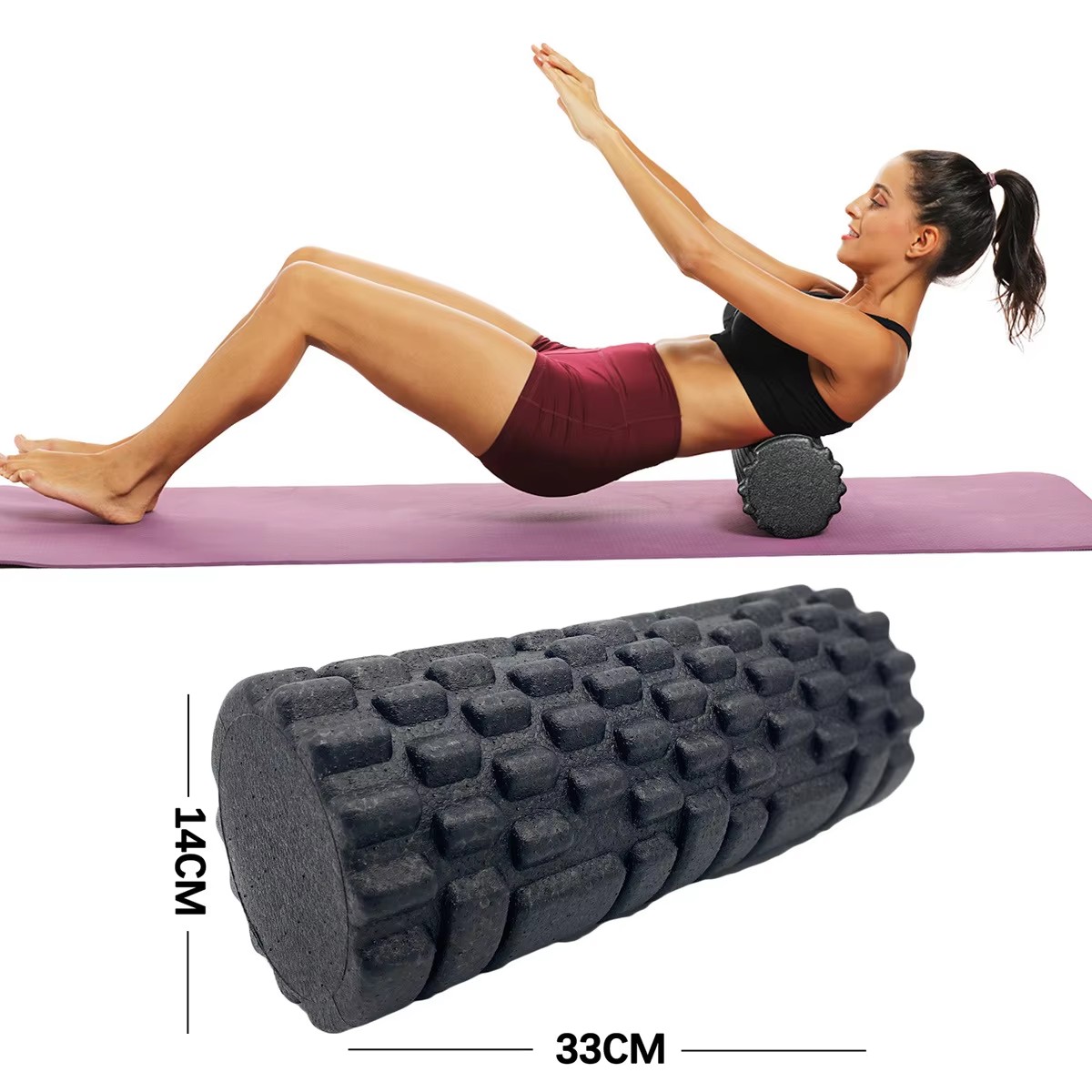30/33cm Fitness köpük rulo Yog - Yoga Fitness Roller incelemesi ve fiyatı