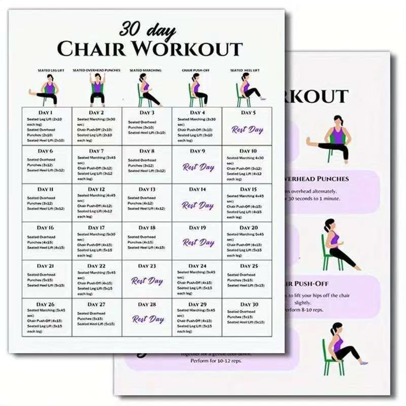 Yaşlılar İçin 6 Parça 30 Günlü - Yoga Fitness Wallpaper incelemesi ve fiyatı
