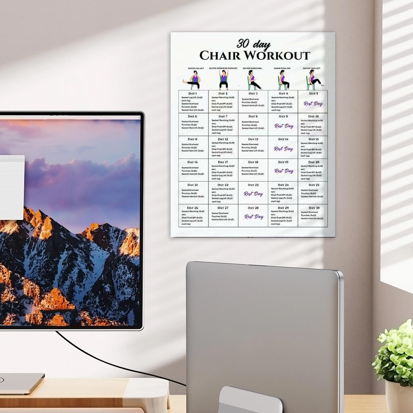 Yaşlılar İçin 6 Parça 30 Günlü - Yoga Fitness Wallpaper incelemesi ve fiyatı